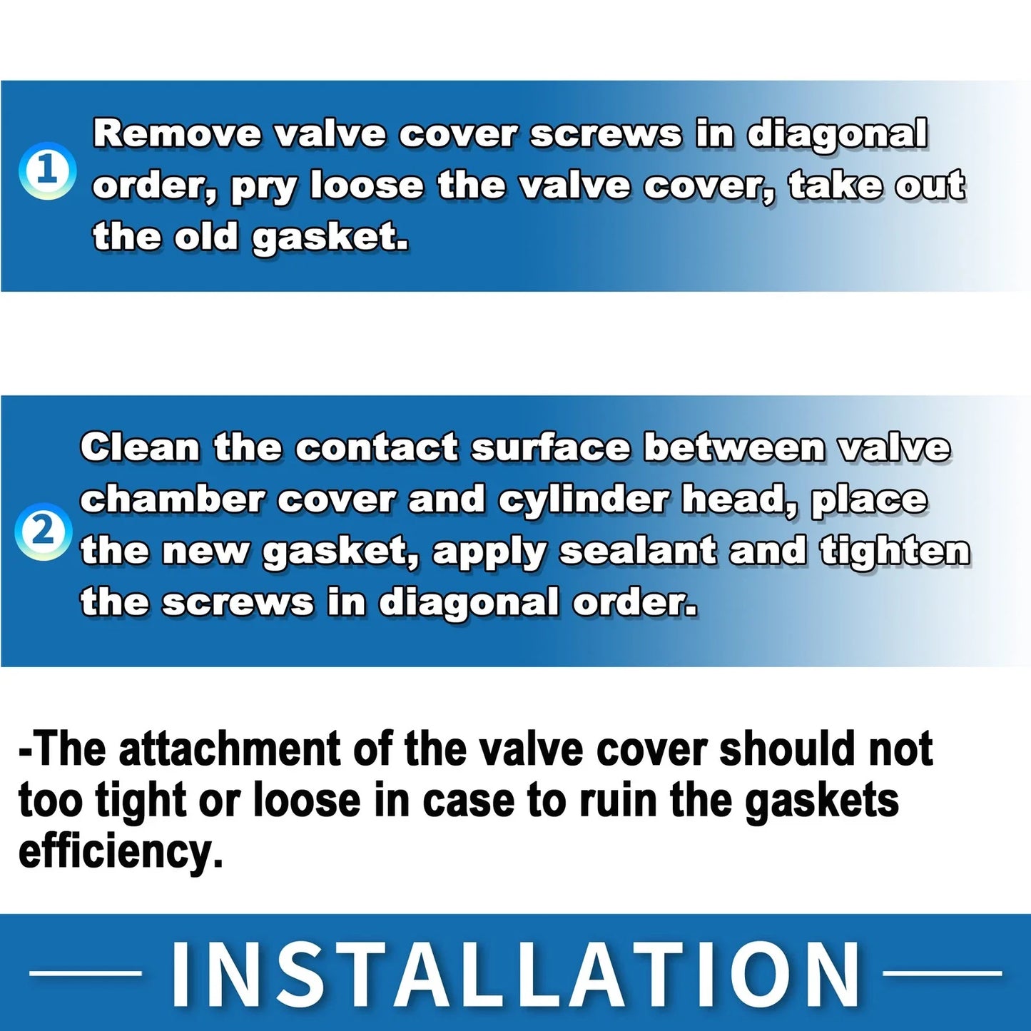 Valve Cover Gasket for Hyundai Santa Fe (2013-2016) - 1 x Quality Replacement