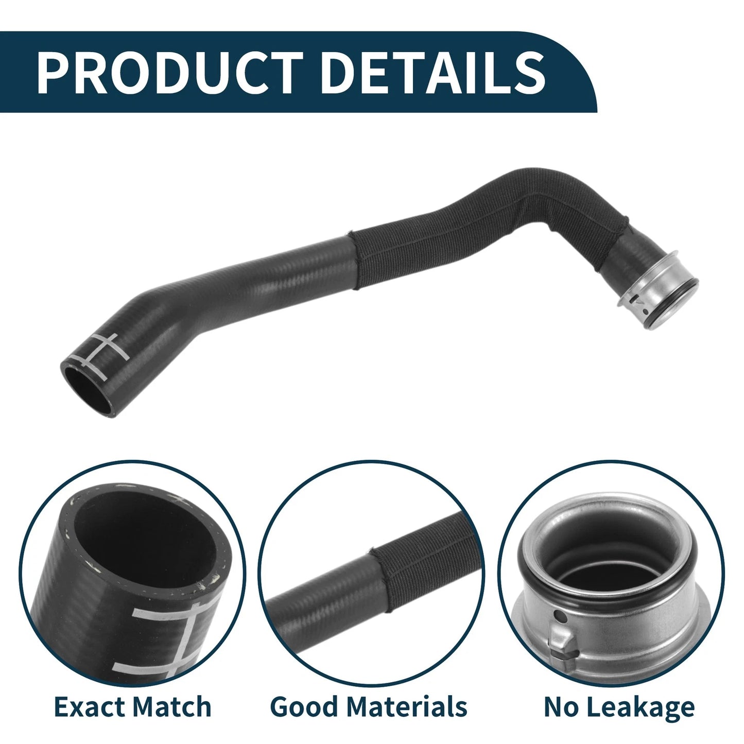 Radiator Hose No.9P1121611 for Porsche 718 Boxster (2017–2024) Upper