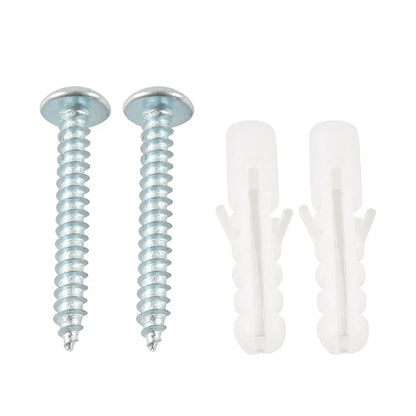12-Inch White Metal Support Brackets for Closet Shelf