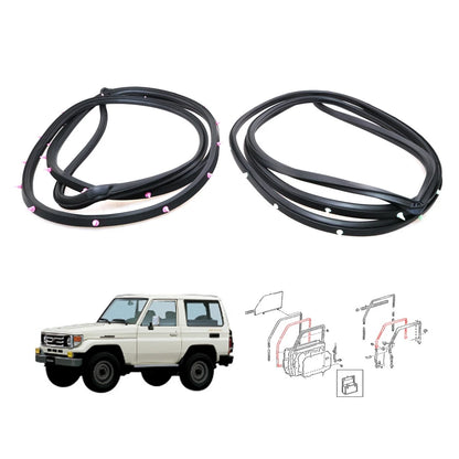 Weatherstrip for Toyota Land Cruiser 2DR Pickup (FZJ74 HZJ71 HZJ75 KZJ70)