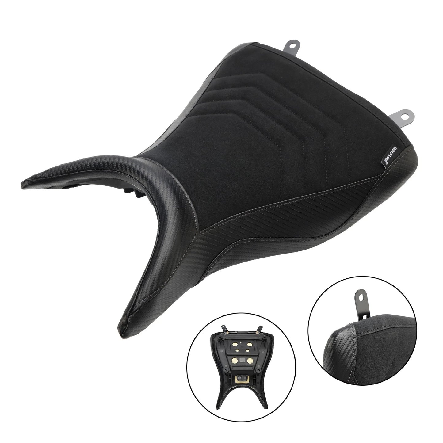 Front Driver Seat Pillion Saddle for Yamaha MT-03 YZF-R3 (2015–2023)