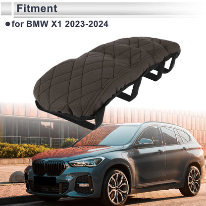 Center Console Cover for BMW X1 (2023–2024) Deep Brown 1 Pc