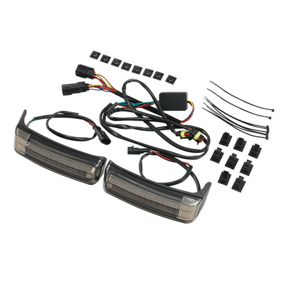 LED Saddlebags Brake Signals Lights for Harley Touring Glide (2014-2024)