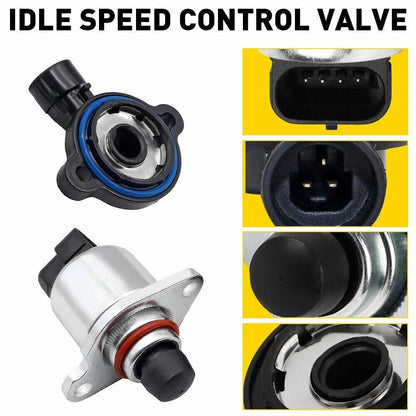Throttle Position Sensor & Idle Speed Control Valve for Cadillac GMC Pontiac (2003-2009)