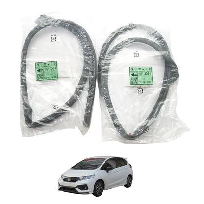 Set of 2 Rear Door Weatherstrip Seals for Honda Fit Jazz (2015–2020)