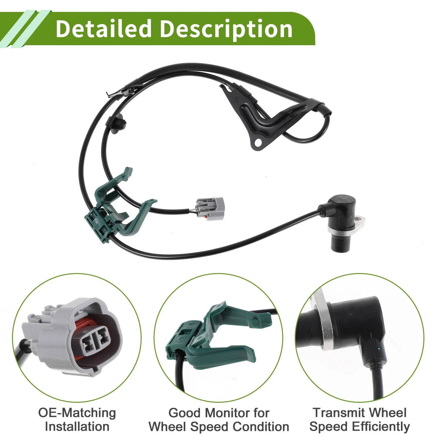 ABS Wheel Speed Sensor No. 8954205030 for Toyota Avensis Estate (1997–2003)
