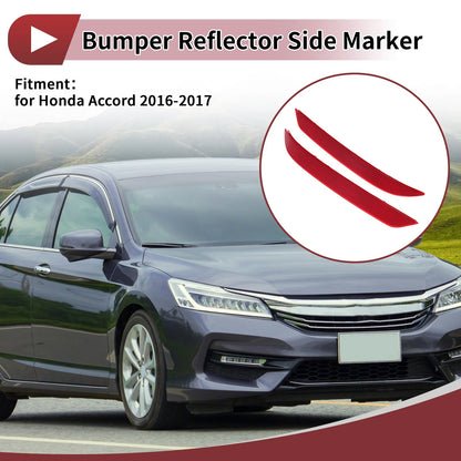 1 Pair Rear Bumper Reflectors for Honda Accord (2016–2017) No. 33505T2AA11