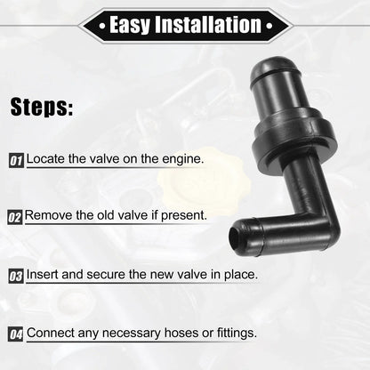 PCV Valve for Honda CR-V, Acura TL (1997-2001, 1995-1998) Black