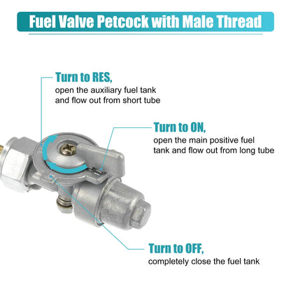 Fuel Valve Petcock for Yamaha RX50 RD60 YZ80 DT80 (1970–1980)