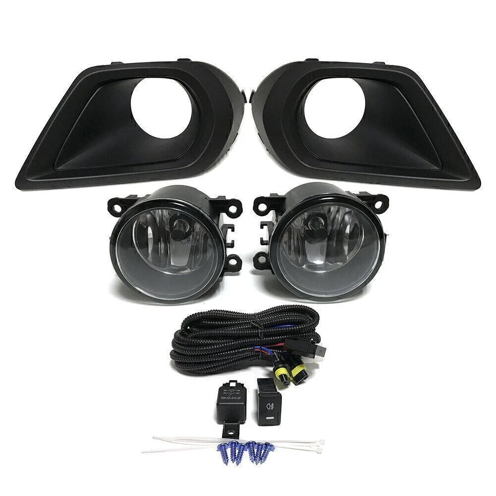 Pair Fog Light Lamp Kit with Wiring & Switch for Subaru Forester (2014–2016)