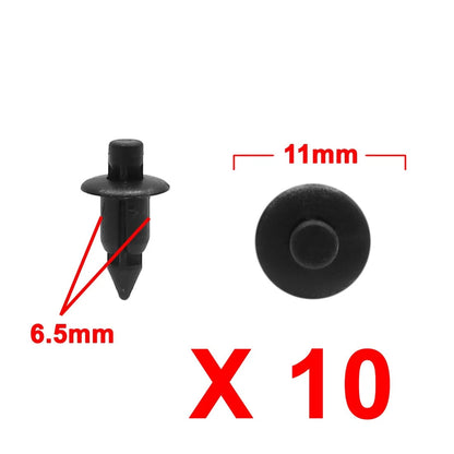 10Pcs 6682401G00 Plastic Rivets Clips for Nissan