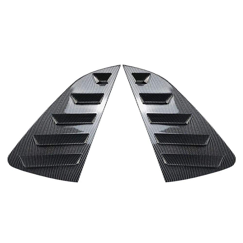 Rear Side Window Louver Vent Trim Covers for VW Polo MK6 (2018 - )