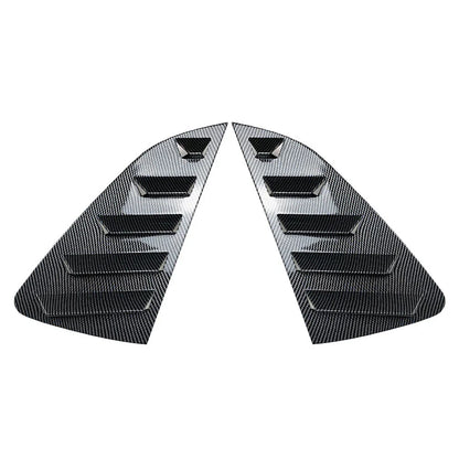 Rear Side Window Louver Vent Trim Covers for VW Polo MK6 (2018 - )