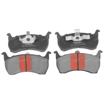 Set of 4 Front Disc Brake Pads for Ford Falcon Ute Van (1996–2000)