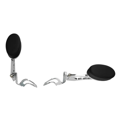 Chrome Rear Passenger Armrests for Harley Street Glide (2014-2025)