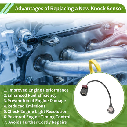 Ignition Knock Detonation Sensor No.LF0118921 for Mazda 3 2.3L (2004–2009)