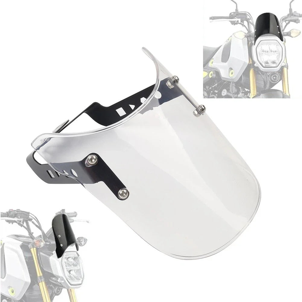 Clear Windshield Deflector for Honda MSX GROM 125 (2021-2025)