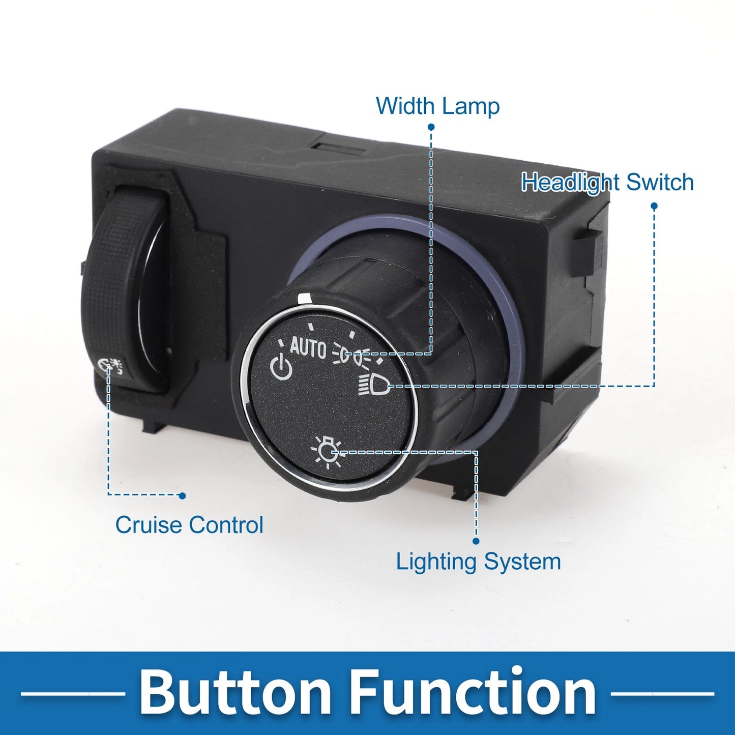 Headlight Switch for Chevrolet Silverado 1500 (2014–2018) No.23187805/84154109/1S12901