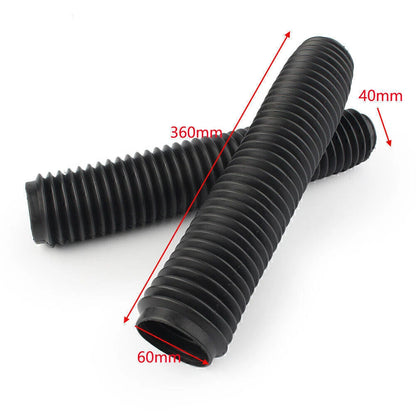 360MM Fork Dust Covers for Motor Dirt Bike Red (Fits Various Models)