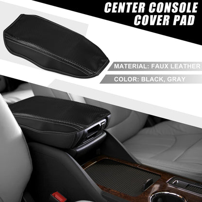 Center Console Pad for Ford Bronco Sport (2021–2023) Carbon Fiber Pattern