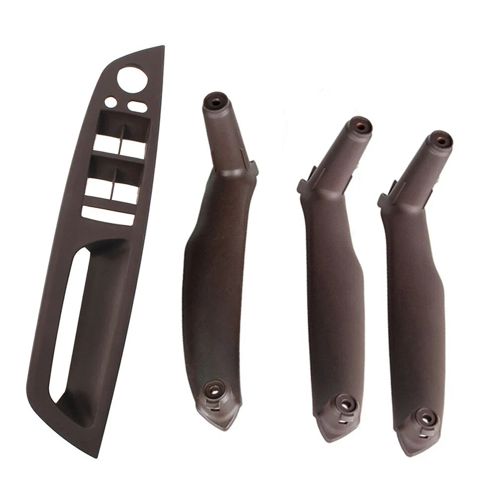 4x Inner Door Pull Handle Trim Covers for BMW X5 E70 X6 E71 E72 (2007-2013)
