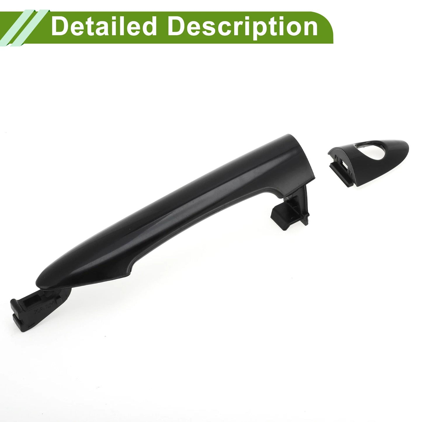 Exterior Door Handle for Hyundai Kia Picanto (2011–2023) No.826511Y000 Black Front Left
