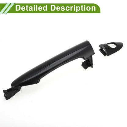 Exterior Door Handle for Hyundai Kia Picanto (2011–2023) No.826511Y000 Black Front Left