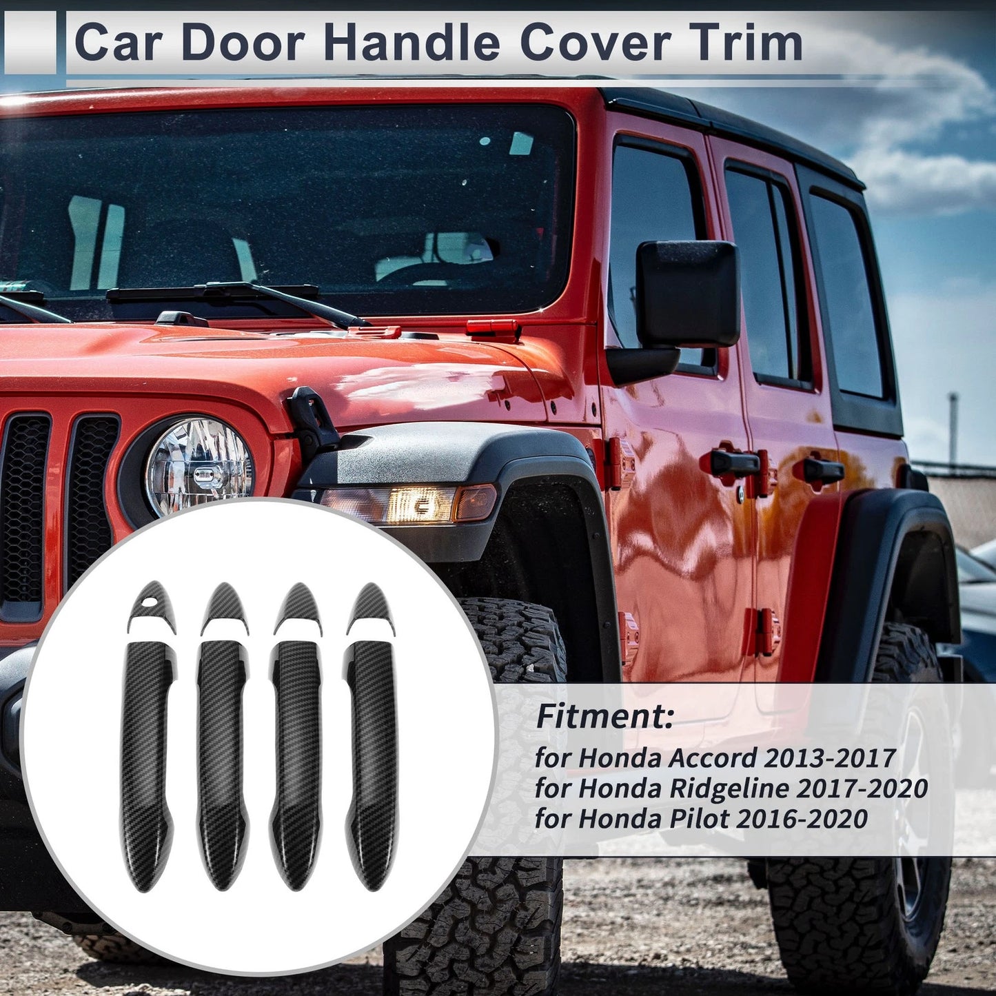 Door Handle Cover Trim for Honda Accord (2013–2017)