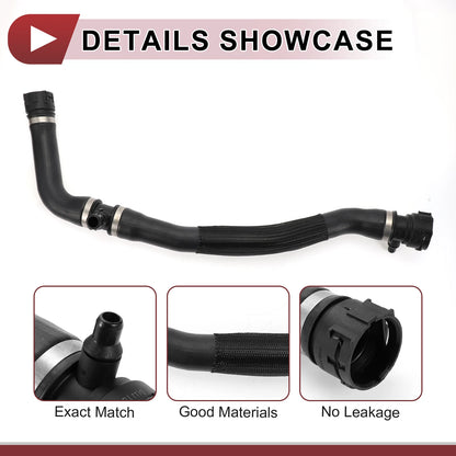 Radiator Coolant Hose for BMW 230i 320i 330i 430i (2017–2021) No. 17128616528 Rubber
