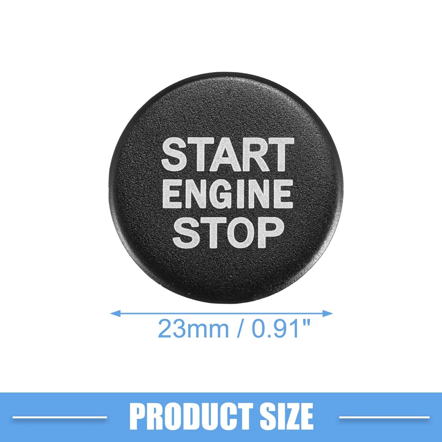 Start Stop Ignition Button Cover Decal for BMW 320i 330i G20 Black (2020-2022)