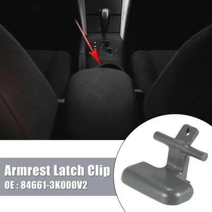 Armrest Latch Clip for Hyundai Sonata 2009-2010 (2 x) Grey
