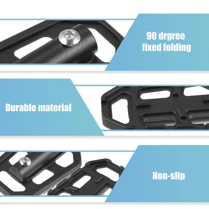 Pair Aluminum Wide Foot Pegs Footrest for BMW R1200GS LC G310GS S1000XR F85