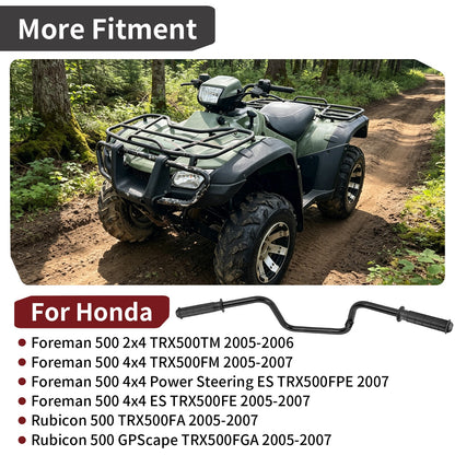 Handlebar with Grips and End Guards for Honda Foreman 500 (2005–2007)
