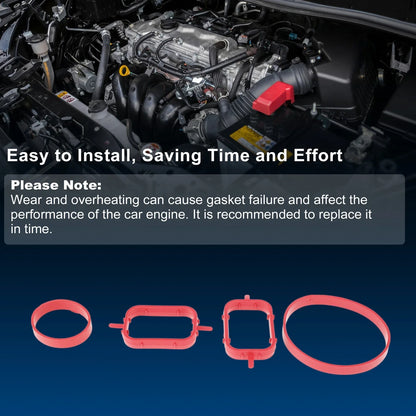 Intake Inlet Manifold 3.0L Gaskets Seals for BMW X5 (2009-2013)
