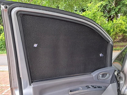 Sunshade 6Pcs Side Window Privacy Black Silver for Lexus RX (2010-2015)