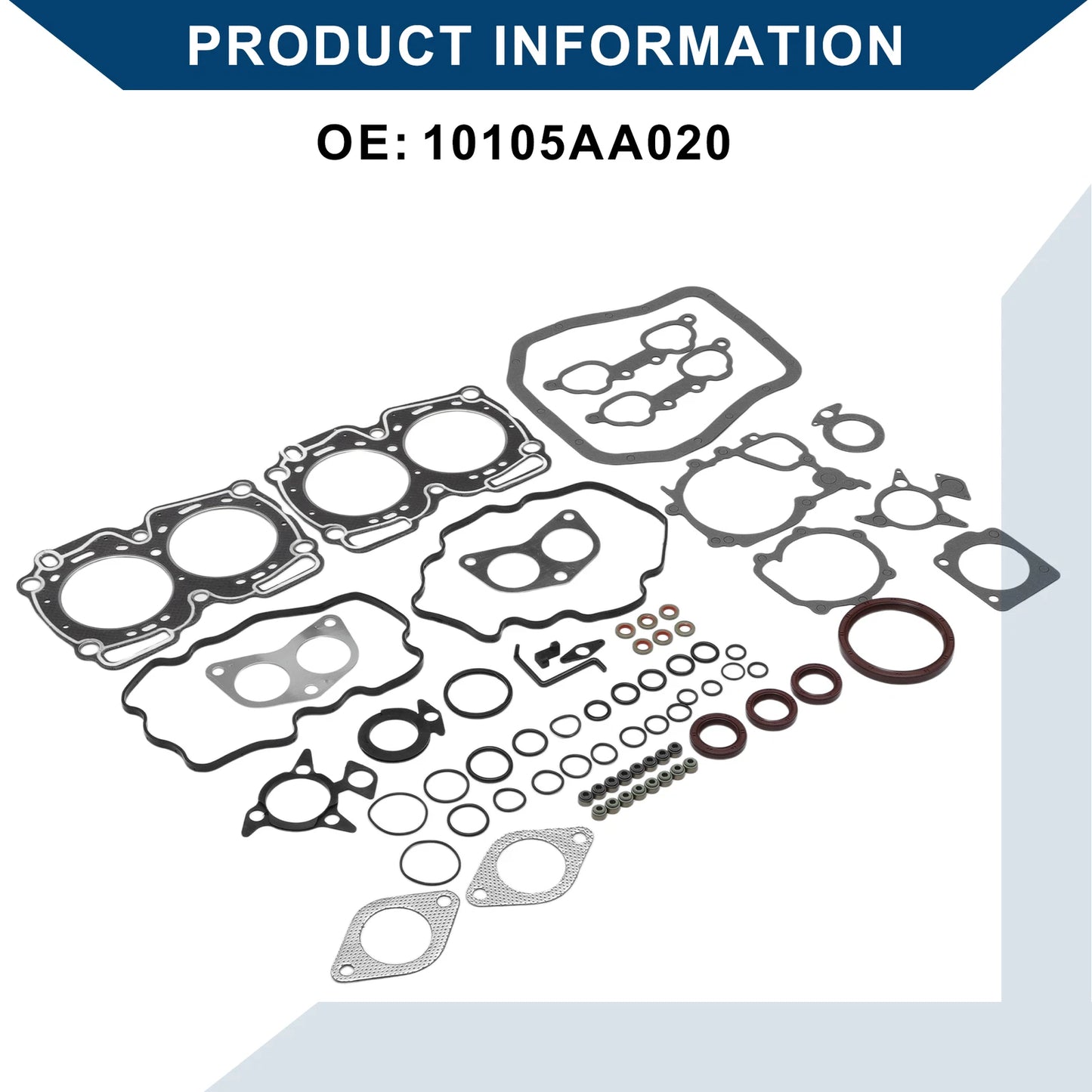 Set of 1 Cylinder Head Gasket Kit No.10105AA020 for Subaru EJ22E (1990–1994)