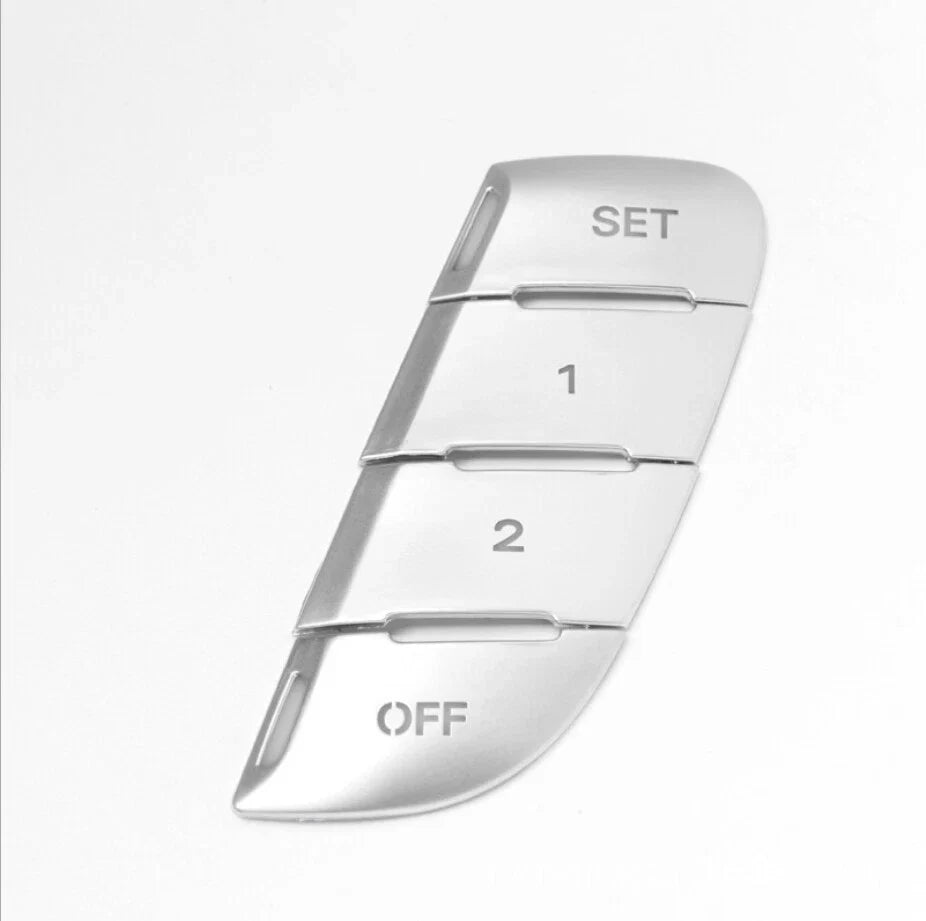 Seat Memory Buttons Sequins Cover Trim for Audi A6 C7/S6/RS6/A7/S7/RS7 (2010–2017)