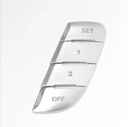Seat Memory Buttons Sequins Cover Trim for Audi A6 C7/S6/RS6/A7/S7/RS7 (2010–2017)
