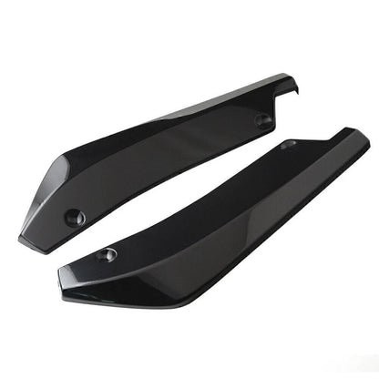 Universal Anti-Scratch Rear Bumper Lip Wrap Diffuser for Car - Black