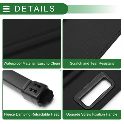 Car Trunk Retractable Cargo Cover for CHEVROLET Tahoe (2019-2024) Gloss Black