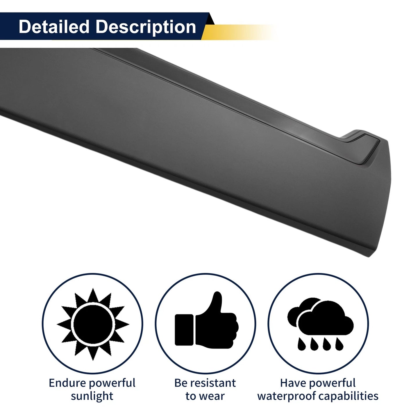 Door Side Lower Trim Garnish Front Right No. 75312TLAA01 for Honda CR-V (2017–2022)