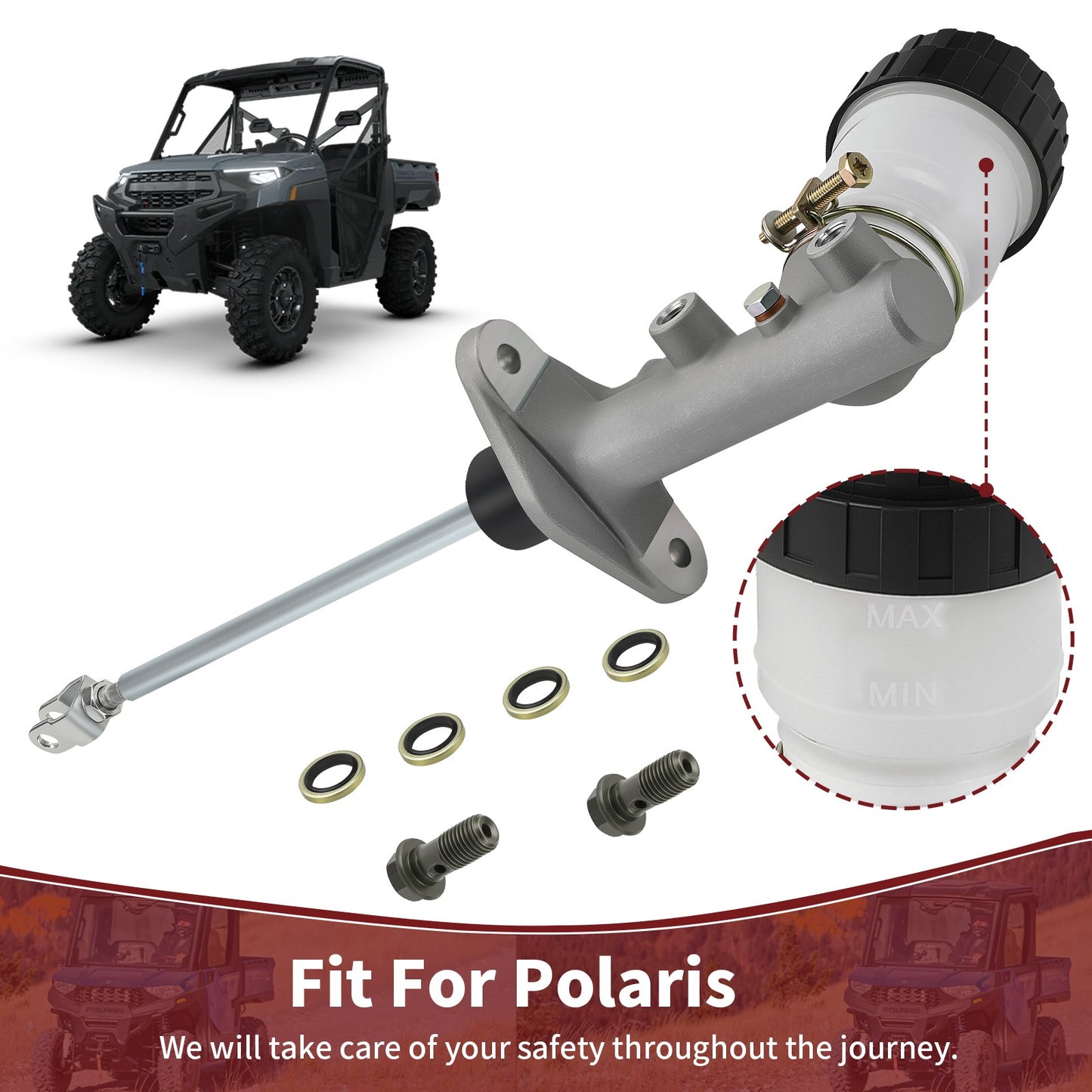 Brake Master Cylinder for Polaris RZR 200 (2021–2025)