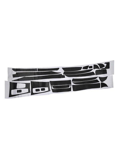 3D Carbon Fiber Interior DIY Trim Decals Black for X5 E70 (2007–2013)