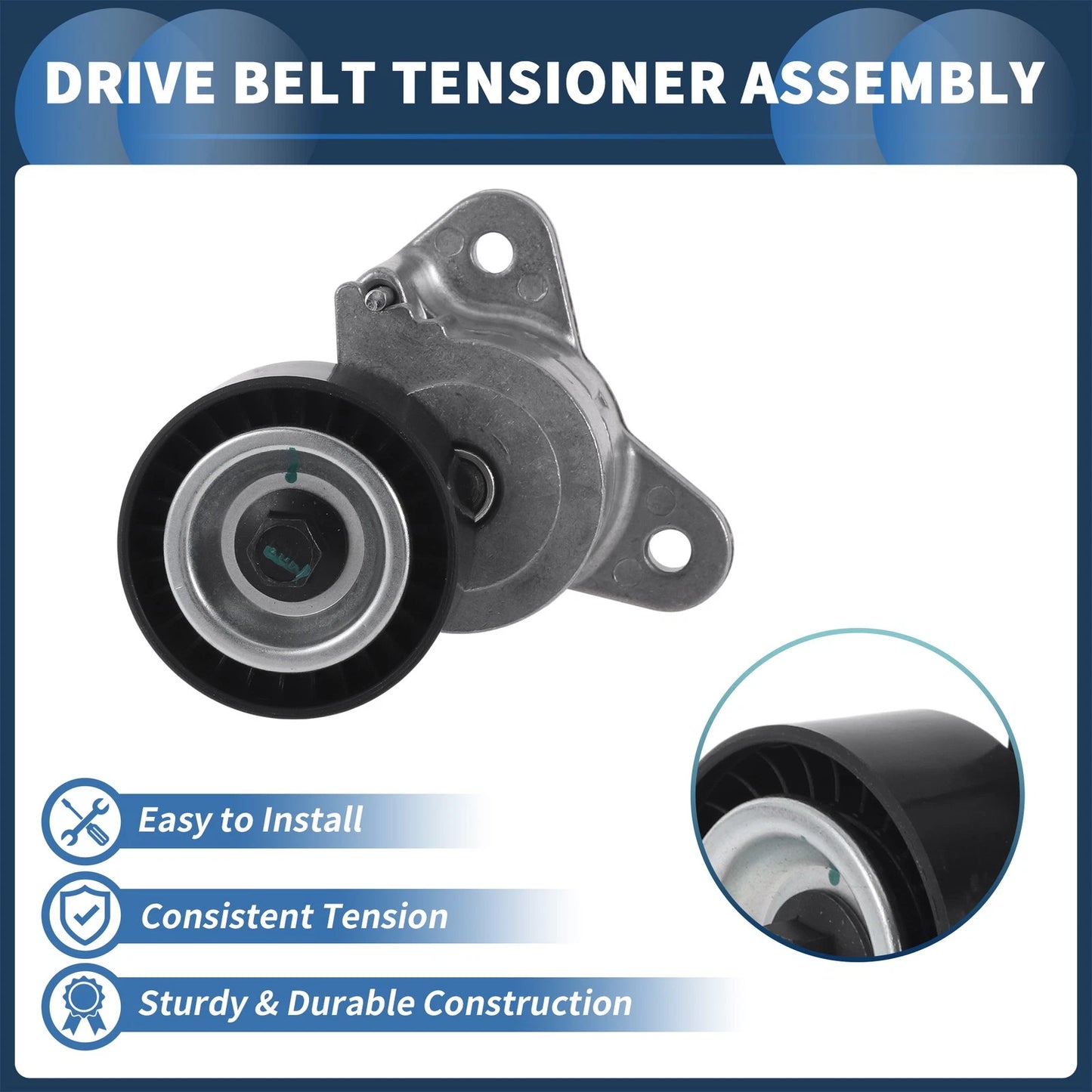 Belt Tensioner for Mitsubishi Outlander (2003–2006) No. 5751H7/5751G5 Metal