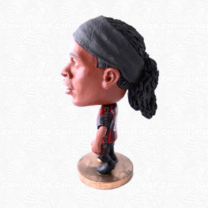 Soccer Player Figurine for AC Milan (Ronaldinho)