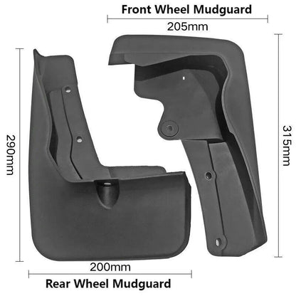 Mud Flap Splash Guard Mudguard Fender Set for Mitsubishi Outlander Sport (2020–2024)