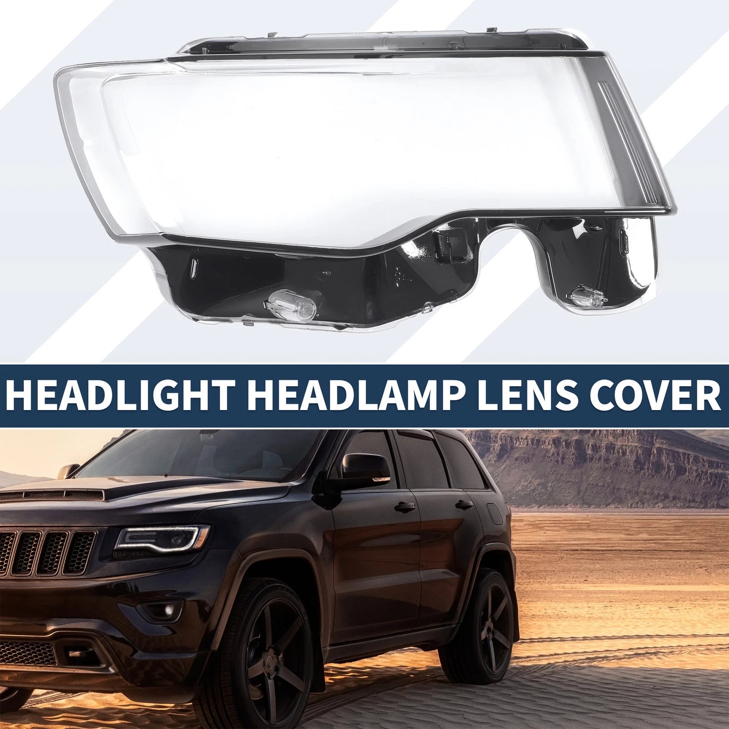 Headlight Lens Cover for Jeep Grand Cherokee (2014–2021)