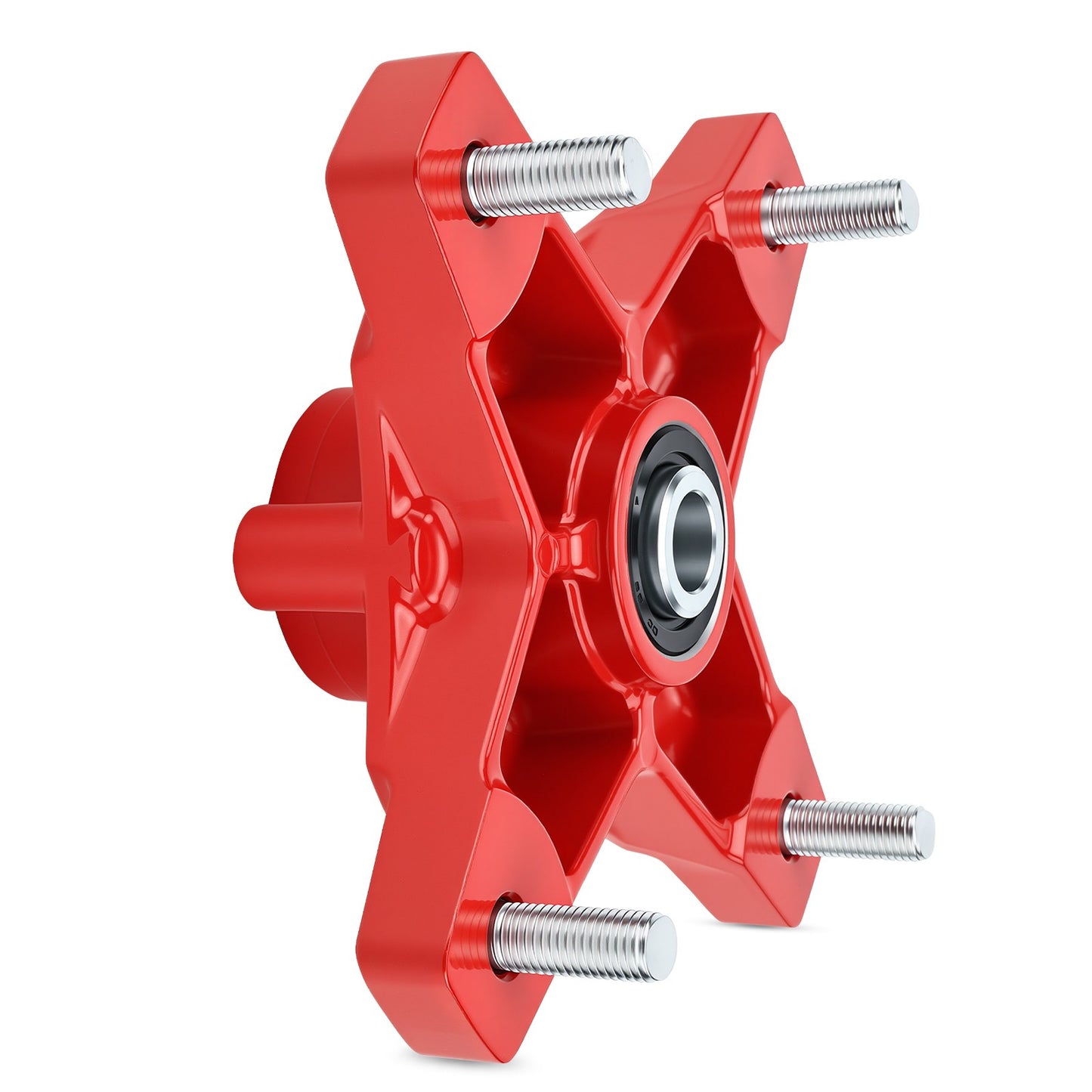 Set of 2 Red Wheel Hubs for Honda TRX400X (2009–2014)