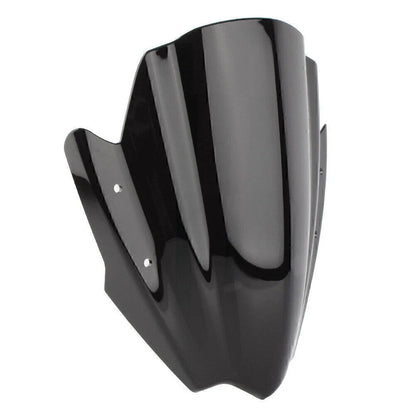 Black ABS Handlebars Clamp Mount Windshield Protector for Universal Motorcycles