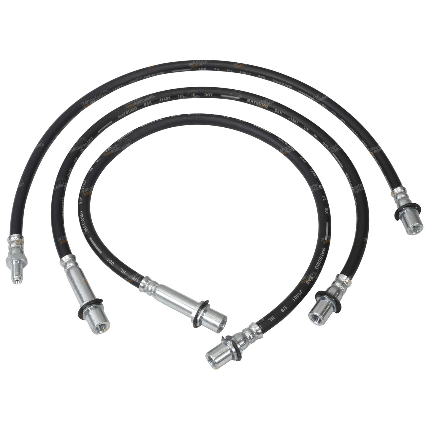 Extended Brake Line Hose Kit for Toyota Hilux (LN106, LN46, LN60, LN65, RN105, YN65, YN67)
